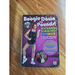 Richard Simmon's Boogie Down the Pounds DVD - Super Sweatin' Disco Workout - New